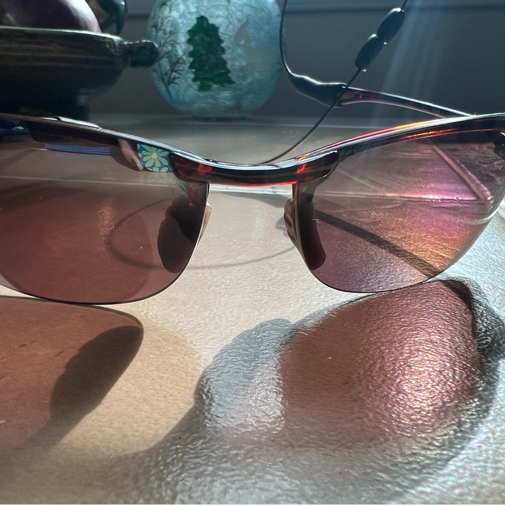 Maui Jim Sunglasses - Red and Brown